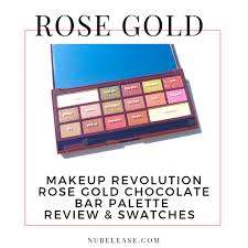 makeup revolution rose gold chocolate