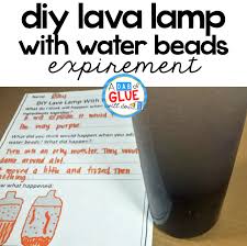 diy lava l with water beads