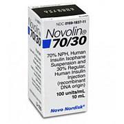 novolin 70 30 u 100 insulin