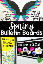 spring bulletin board ideas rise