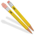 2 pencils