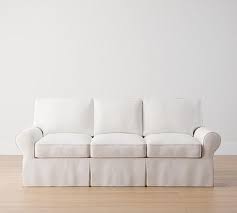 Pb Basic Slipcovered Fabric Sofa