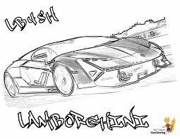 Following is a list of free printable lamborghini coloring pages for kids. Rich Relentless Lamborghini Cars Coloring Race Cars Free