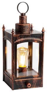 Paul Revere Vintage Lantern Traditional Outdoor Table Lamps By Conductv Brands