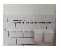 Ikea Sunnersta Kitchen Rail Hooks