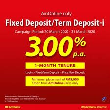 In malaysia fixed interest savings products issued by most banks are most commonly called fixed deposit accounts. Ambank Fd Rate Promotion 2019 Wallpaper