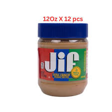 jif crunchy peanut er pack of 12 x