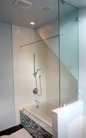 tub end wall glass panel showers