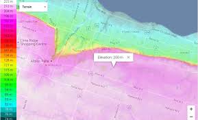 Amateur Ham Radio Frequency Topographic Map Toronto