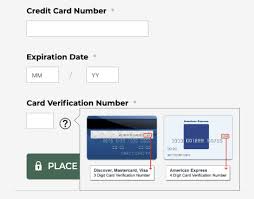 They are often required to make online purchases because they help the merchants you're cvc or cvc2 (card verification code). Asking For Credit Card Information In Online Forms