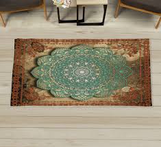 ethnic decorative rug mystic mandala