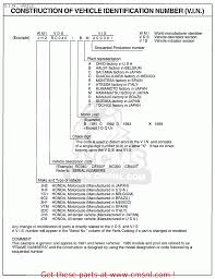 decoding 11 digit vin honda steed 400cc