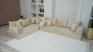 Couch Luxury Velvet Floor Seating