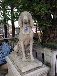 Concrete Dog Sculpture Hungerford