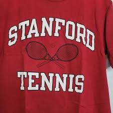 Stanford University Tennis Tshirt Champion Authentic Athletic Apparel Size  Med | eBay