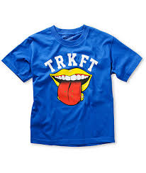 Trukfit Boys Board Lickr Royal Blue T Shirt Zumiez