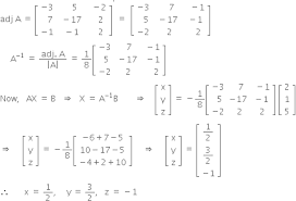 Solve The Following System Of Equations 4x