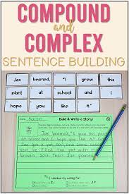 complex sentence building activities