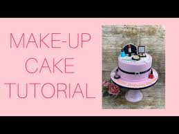 fondant makeup make up cake tutorial