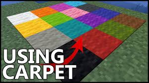 how to make a carpet in minecraft