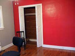 Bright Cherry Red Accent Wall Red