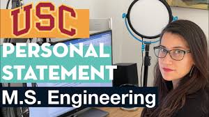 personal statement usc masters in