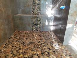 pebble tiles for your shower floor