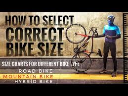 cycle frame size chart india find the