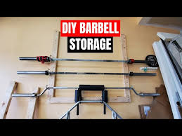 horizontal barbell storage for home gym