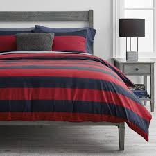Bold Rugby Stripe Duvet Cover Twin