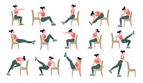 100 000 chair exercises vector images