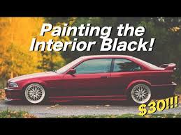 diy painting the e36 car interior