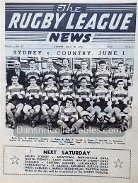 rugby league news 1952
