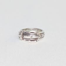 Silver Brighton Buckle Or Belt Style Ring