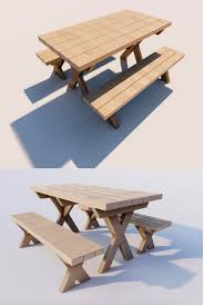 6 free picnic table plans pdfs for