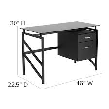 Drawer Computer Desk With File Storage