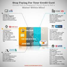 credit card annual fees in singapore