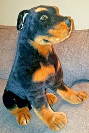 rottweiler stuffed dog plush