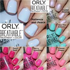 orly breathable nail polish new summer