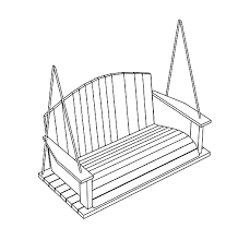 Porch Swing Covers Style 1 Outdoor