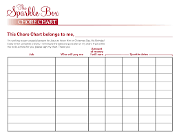 Free Printable Chore Chart Templates Family Daily Template