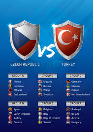 Turkey and wales battle it out for their first win at. Czech Republic Vs Turkey Vector Image 1816875 Stockunlimited