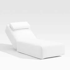As White Outdoor Patio Chaise