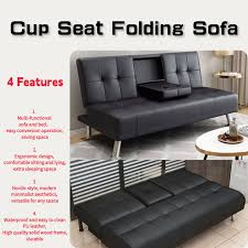 1 8m Cup Holder Folding Sofa Office