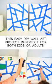 Kids Canvas Art Diy All Crafty Things