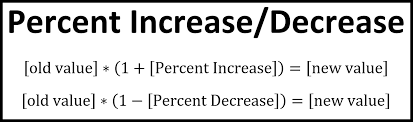 percent increase and decrease