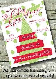Holiday Open House School Pto Breakfast Christmas Party 5x7