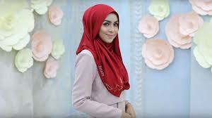 tutorial hijab pashmina yang simpel dan