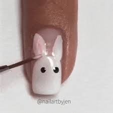 Then you are in the right place, we have found 61 cute easter nail ideas. Easter Bunny Manicure Easter Nails Gif Find On Gifer