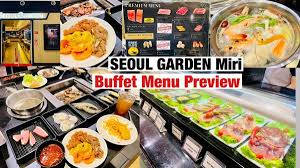 seoul garden miri buffet menu preview